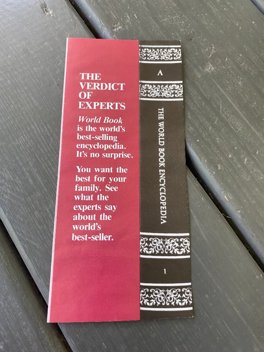 The World Book Encyclopedia- The Verdict of Experts Brochure